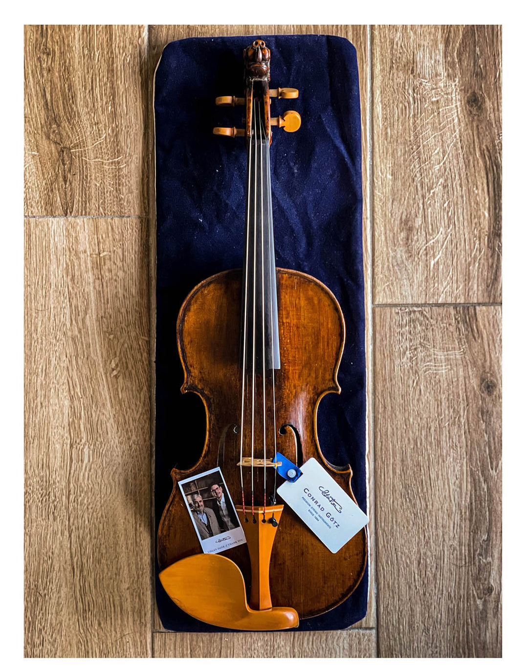 Tailpiece Violin Boxwood, English Model, ZA-5294-115